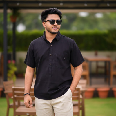 Kerala Shirt || BLACK
