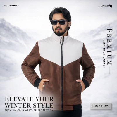 Premium Design High Neck Jacket || N-74