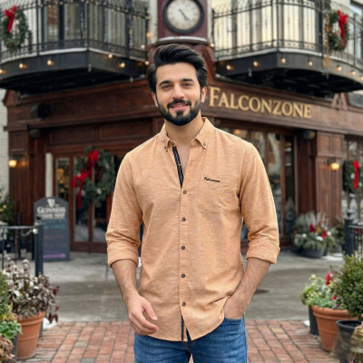 Classic Full Sleeve Shirt || ORANGE