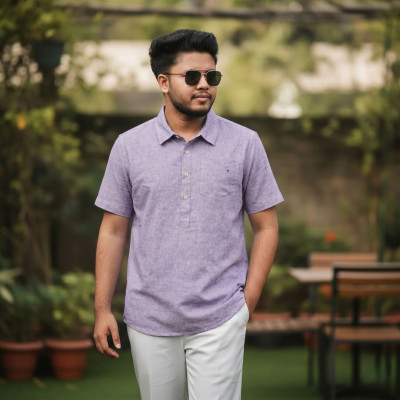 Kerala Shirt || LIGHT PURPLE