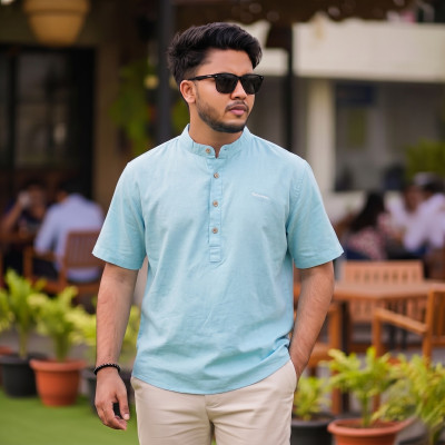 Half Sleeve Ben Collar Shirts || PEST